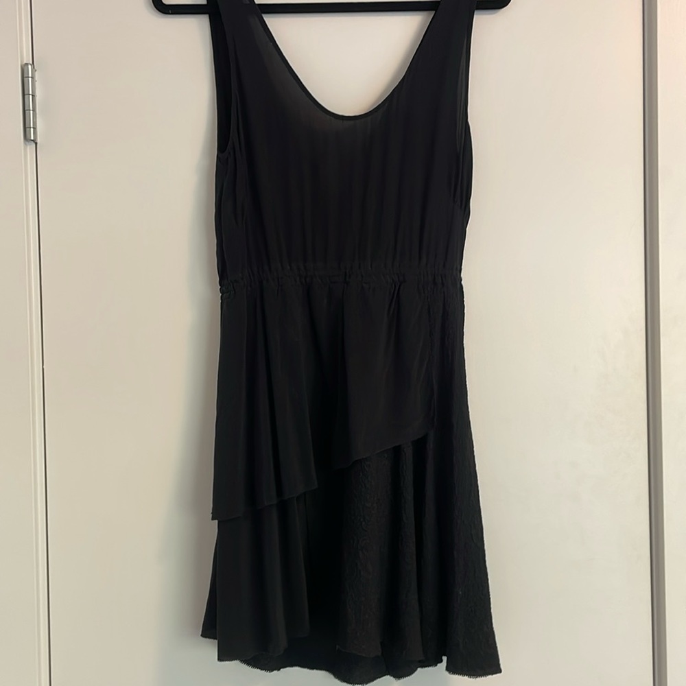 Silk Black Dress, size 2